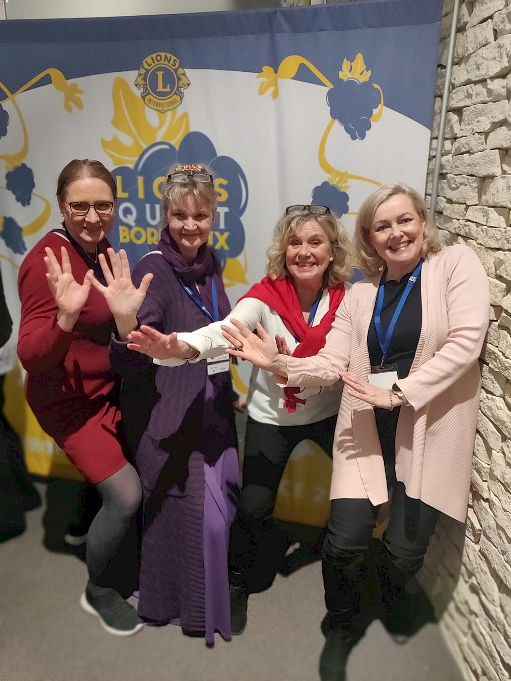 LQ-utbildare (från höger) Marika Ainoa, Johanna Arho-Forsblom, Marianne Jansson och Sirpa Kannisto. Marianne
